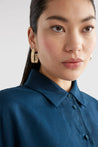 Elk Gild Large Hoop Earring | Dalston clothing