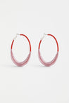 Elk Solf-Hoop-Earring_SHELL-PINK | Dalston Clothing