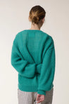 Leon & Harper Manou Plain Cardigan Celadon | Dalston clothing