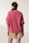 Leon & Harper Manou Plain Cardigan Pink | Dalston clothing