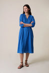 Leon & Harper Roudy Plain Dress Ocean