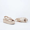 Carmela shoes Carmela Piel Oro Flatform