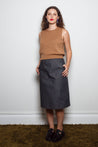 Dalston General Dalston Sara Skirt Black Washed Denim