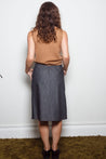 Dalston General Dalston Sara Skirt Black Washed Denim