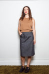 Dalston General Dalston Sara Skirt Black Washed Denim