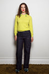 Dalston Knitwear Dalston Kate Crew Sweater Chartruese