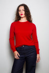 Dalston Knitwear Dalston Kate Crew Sweater Fire