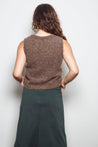 Dalston Knitwear Dalston Valentina Vest Alpaca Fawn