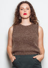 Dalston Knitwear Dalston Valentina Vest Alpaca Fawn