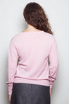 Dalston Knitwear Dalston Veeta V-Neck Sweater Tea Rose