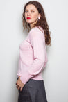 Dalston Knitwear Dalston Veeta V-Neck Sweater Tea Rose