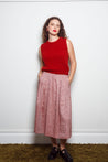 Dalston skirt Dalston Sapphire Skirt Ruby Herringbone