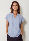 Dalston top Dalston Esme Top Blue Stripe