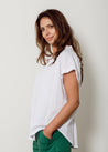 Dalston top Dalston Esme Top White Self Check