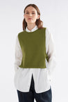 Elk Knitwear Elk Miraa Vest Artichoke | Dalston clothing