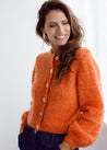 Flock Knitwear rockmelon / one size Flock Carrie Cardi Rockmelon Sparkle