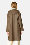 Ilse Jacobsen Jacket llse Jacobsen Rain71 Detachable Hood Raincoat Cub Brown  | Dalston clothing