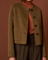 Indi & Cold Jacket Indi & Cold Short Wool Cloth Coat  | Dalston clothing