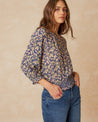 Indi & Cold top Indi & Cold Crepe Cotton Honeycomb Blouse | Dalston clothing