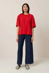 Kowtow top Kowtow Shadow Tee Red