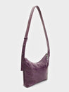 Nice Things Bag purple Nice Things Eco Leather Adjustable Shoulder Bag Purple | Dalston clothing