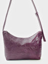 Nice Things Bag purple Nice Things Eco Leather Adjustable Shoulder Bag Purple | Dalston clothing