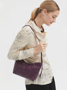 Nice Things Bag purple Nice Things Eco Leather Adjustable Shoulder Bag Purple | Dalston clothing