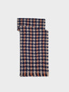 Nice Things Scarf navy Nice Things Tricolour Herringbone Scarf Navy | Dalston clothing