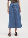 Nice Things skirt Nice Things Long Denim Skirt