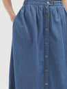 Nice Things skirt Nice Things Long Denim Skirt