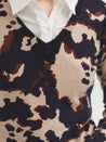 Nice Things top Nice Things Dappled Horse Print Sweater