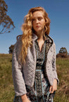 Once Was Jacket Dahlia fields / 2/10 Once Was Rylie Reversible Print & Faux Fur Jacket in Dahlia fields