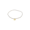 Pilgrim Jewellery Jewellery white Pilgrim Indie Bracelet Gold Plated White