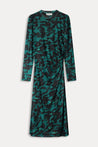 Pom dress Pom Amsterdam Camo Teal Green Mesh Dress | Dalston clothing