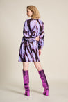 Pom dress Pom Amsterdam Satin Feathers Dress | Dalston clothing