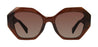 Privé Revaux sunglasses chestnut Privé Reveaux The Bimini Chestnut  | Dalston clothing