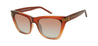 Privé Revaux sunglasses chocolate brown Privé Reveaux The Ingrid  | Dalston clothing