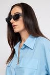 Privé Revaux sunglasses ocean blue Privé Revaux The Low Key Ocean Blue