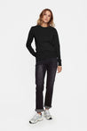 Saint Tropez top Saint Tropez Mila Pullover Express Black | Dalston clothing