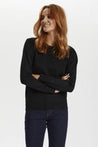 Saint Tropez top Saint Tropez Mila Pullover Express Black | Dalston clothing