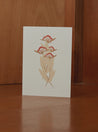 Walker & Bing Gift Card Walker & Bing Beach floral 1 Greeting Card