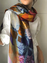 Walker & Bing Scarf 100x90 Walker & Bing Tulip Silk Cotton  Sarong Scarf