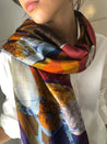 Walker & Bing Scarf 100x90 Walker & Bing Tulip Silk Cotton  Sarong Scarf