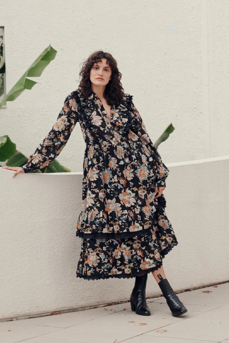 Leon & Harper Raphia Dress Mahatma Print – Dalston