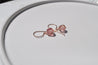 within.jewellery Jewellery strawberry quartz within. Strawberry quartz Cushion drop earring